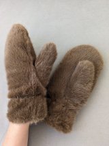 Утеплені хутряні рукавиці для зими INNOE 85005-4 Коричневий