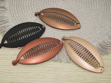 Заколка Банан. 12 см. Матова. - Купити