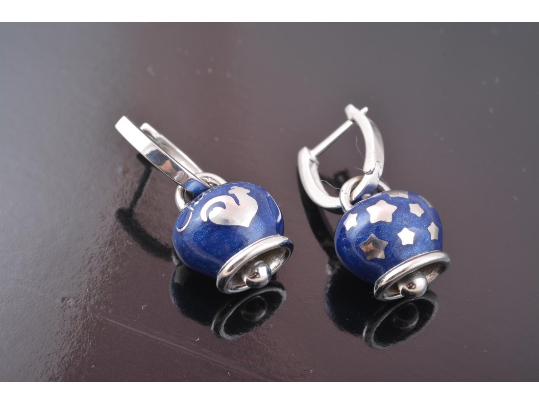 Сережки у стилі Chantecler, срібло