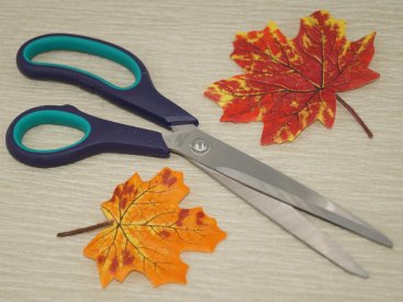 Ножиці зелена ручка №10 - Купити