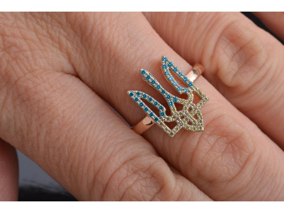 Каблучка "Герб України" - Фото5 Каблучка "Герб України"