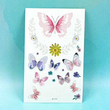 Дитячі перекладні татуювання Метелики JN-319 - Купити