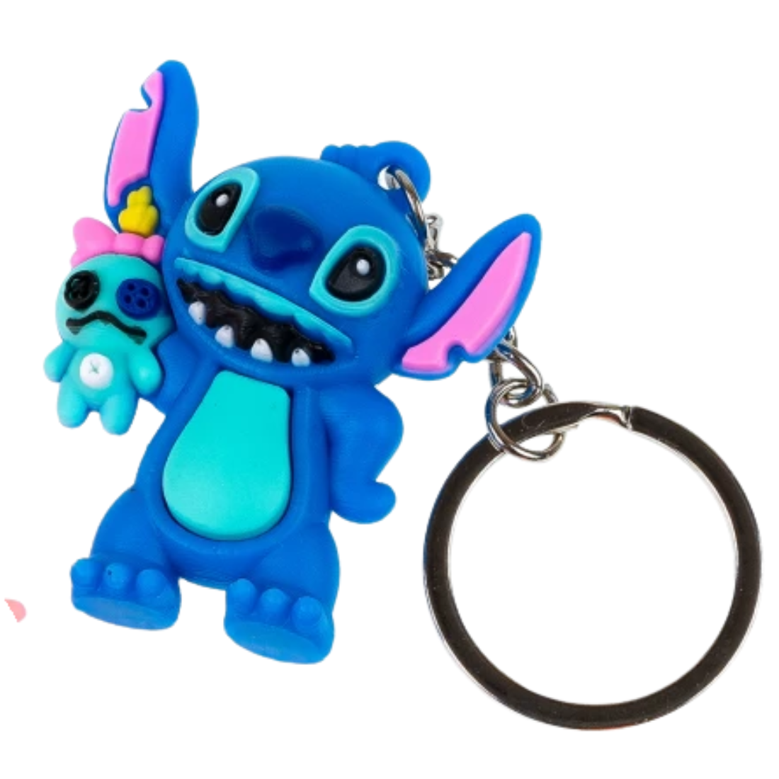 Брелоки гумові Ушастики кольорові 12 штук - Pobut