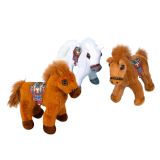 М'які іграшки Конячки з сідлом 20 см