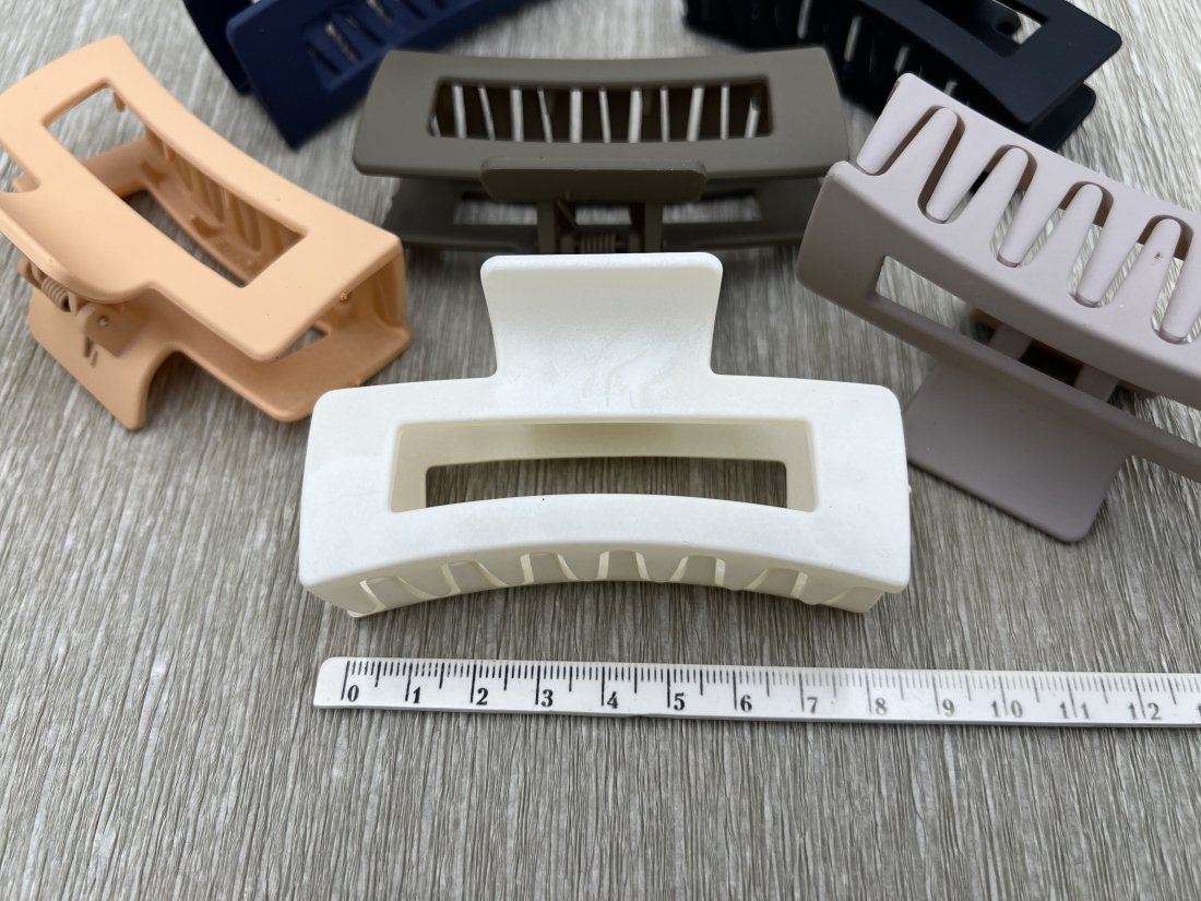 Краб для волосся, 8см - Кристалік