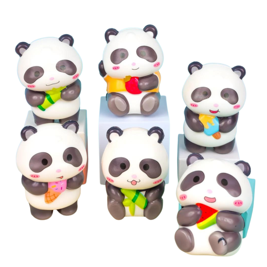 Сквіш веселі Панди 10 см