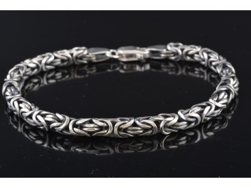 Браслет чоловічий "Візантійський", срібло - Фото Браслет чоловічий "Візантійський", срібло - Купити