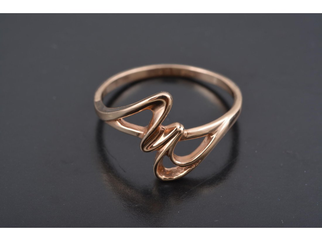 Каблучка "Вихор" без каміння