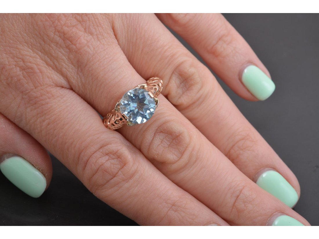 Каблучка з каменем &quot;Нано-Грей&quot;