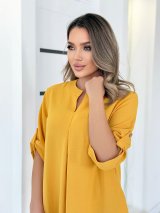 Яскрава літня сукня вільного силуету з американського крепу 270577-1 - Купити