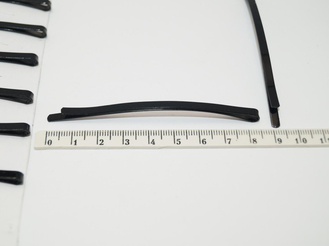 Невидимки для волосся. 8.5 см. - Кристалік