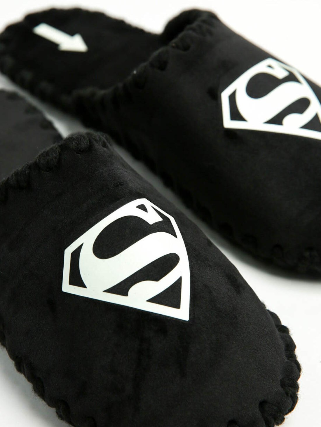 Капці Superman, що світяться у темряві, чорні закриті, Family Story - FamilyStory EN