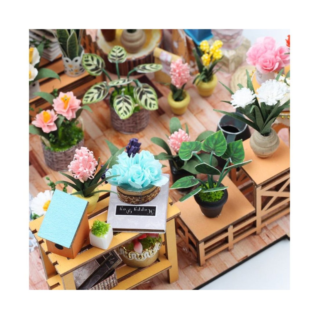 Румбокс "Квіткова оранжерея Кет" Інтер’єрний 3D конструктор