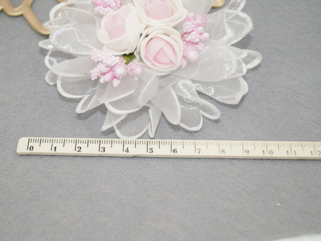 Бантики на резиночках. № 26 Рожеві. - Кристалік