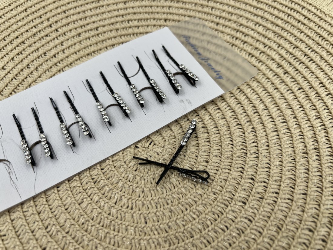 Невидимки для волосся. 4 см чорні.