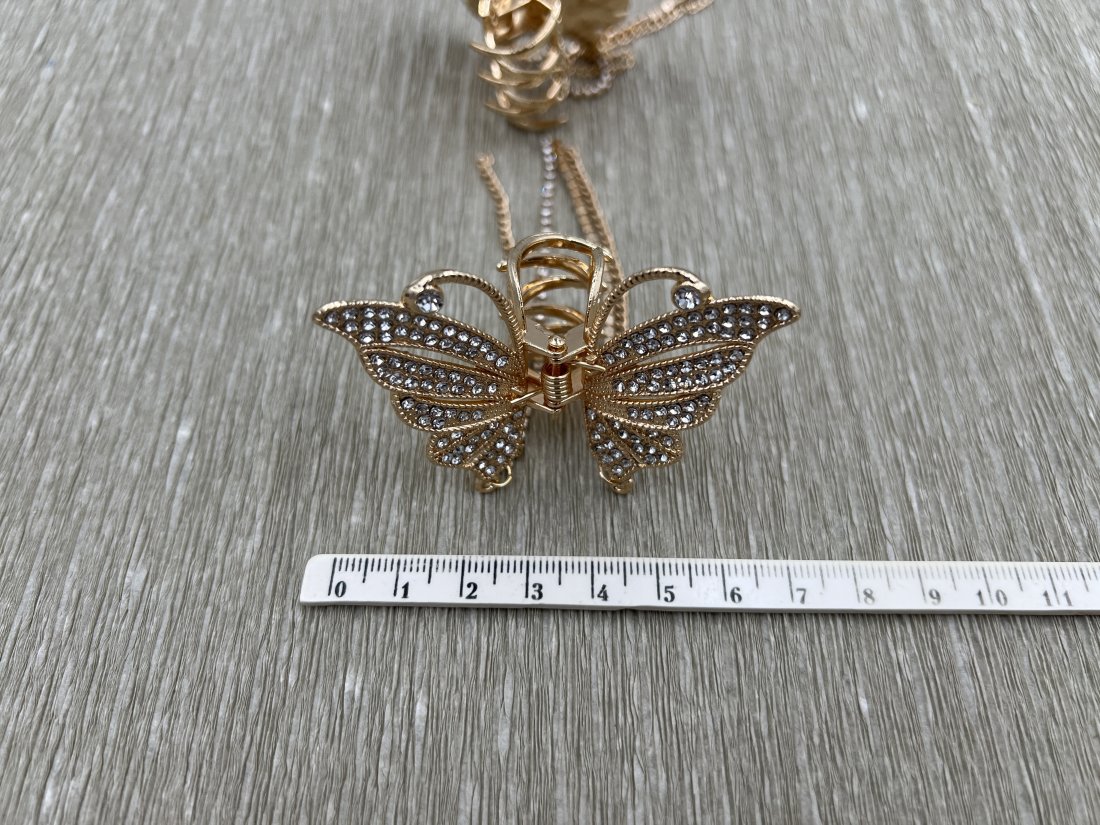 Краб для волосся металевий, 7см