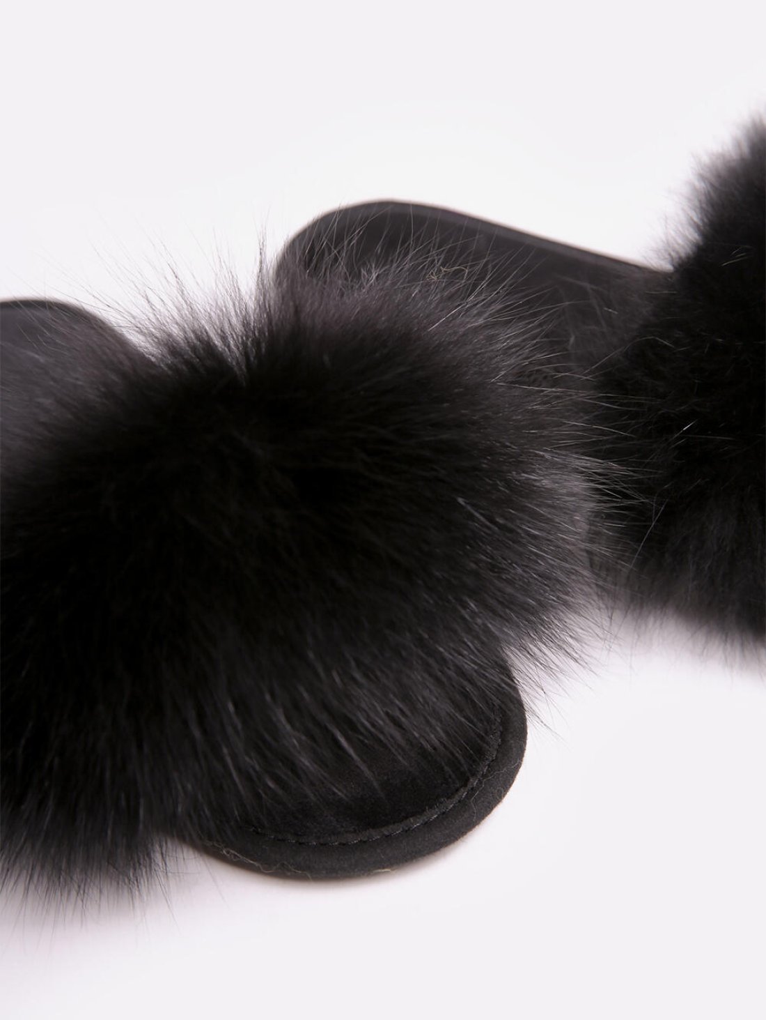 Тапочки для женщин Пушистики FLEX домашние цвет Черный янтарь Фото -2