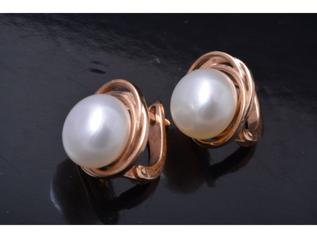 Сережки із перлинами - Фото3 Сережки із перлинами - Купити