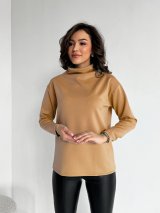 Практичний гольф однотонний жіночий INNOE 230208-23 Бежевий