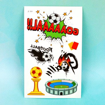 Дитячі перекладні татуювання Футбол JE-304 - Купити