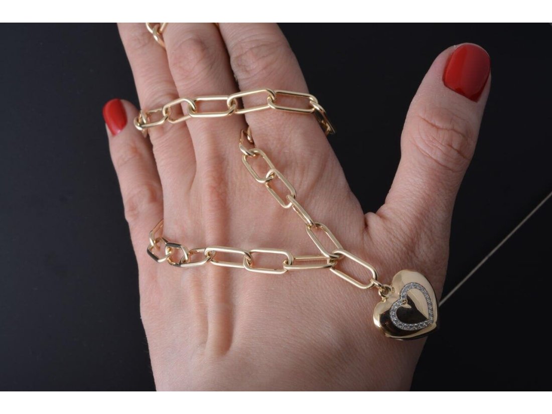 Кольє із діамантами &quot;Серце&quot;