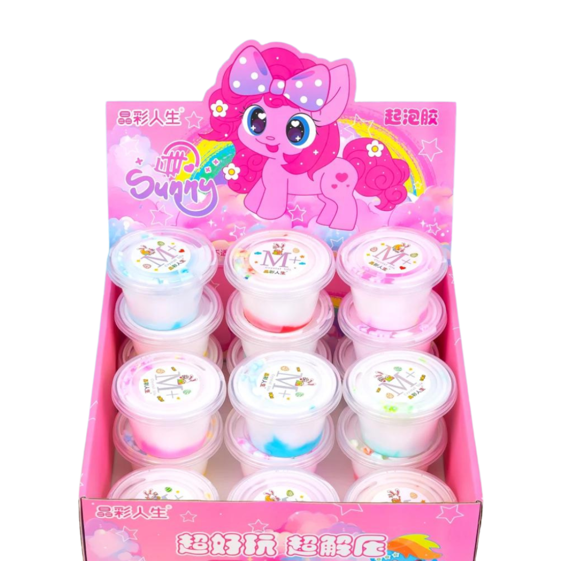 Слайм у баночках Хмарка 4,5 см