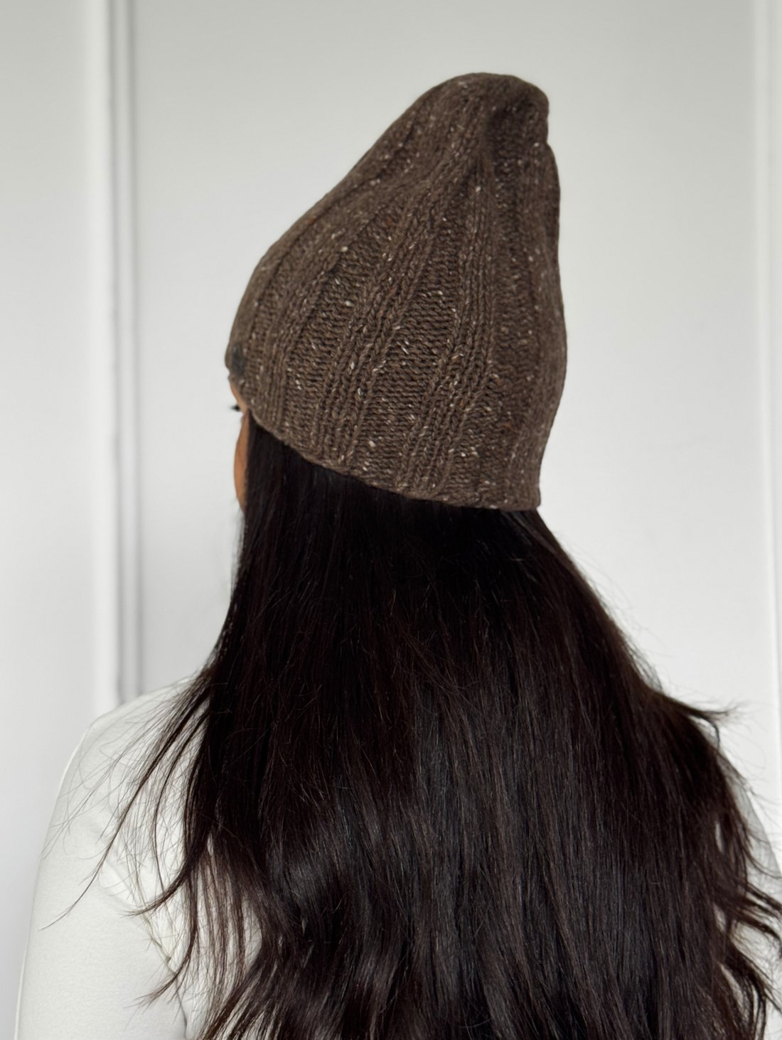 Жіночий демісезонний комплект — шапка та шарф INNOE 950504-1 Кавовий