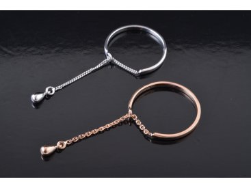 Каблучка з ланцюжком &quot;Крапля&quot; - Купити