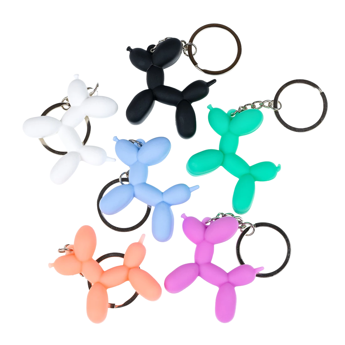 Брелоки гумові Собачки Кульки 10,5 см