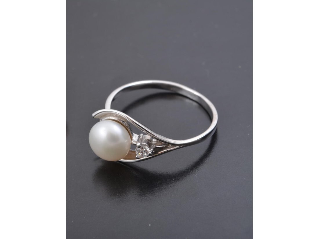 Каблучка з перлами - Фото1 Каблучка з перлами