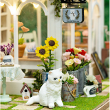 3D Румбокс «Квіткова оранжерея»‎ DIY DollHouse + пилозахисний купол