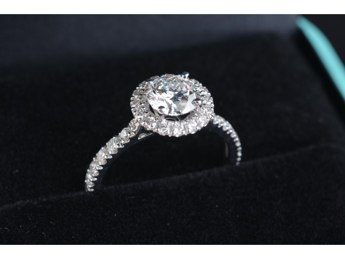 Каблучка із діамантами у стилі Tiffany & Co - Багира