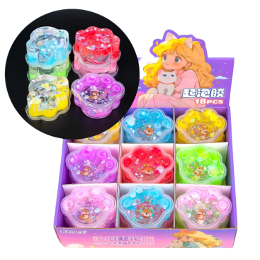 Слайм Лапка прозора 8 см - Купити