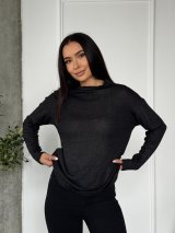 Гольф з люрексовим напиленням INNOE 230208-23 Чорний