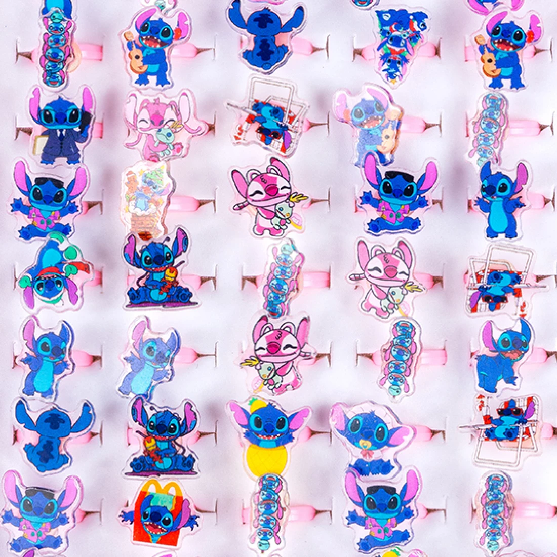 Дитячі каблучки на палець Ушастики 50 штук - Pobut