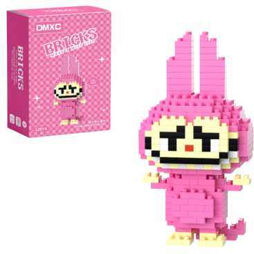 Конструктор BRICKS &quot;Лабубу&quot; Рожевий - Купити