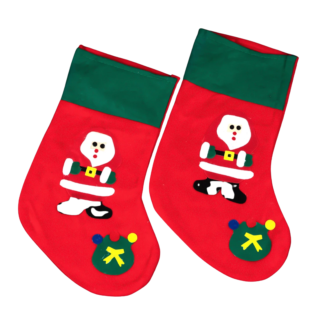 Новорічний чобіт для подарунків Санта 36 см