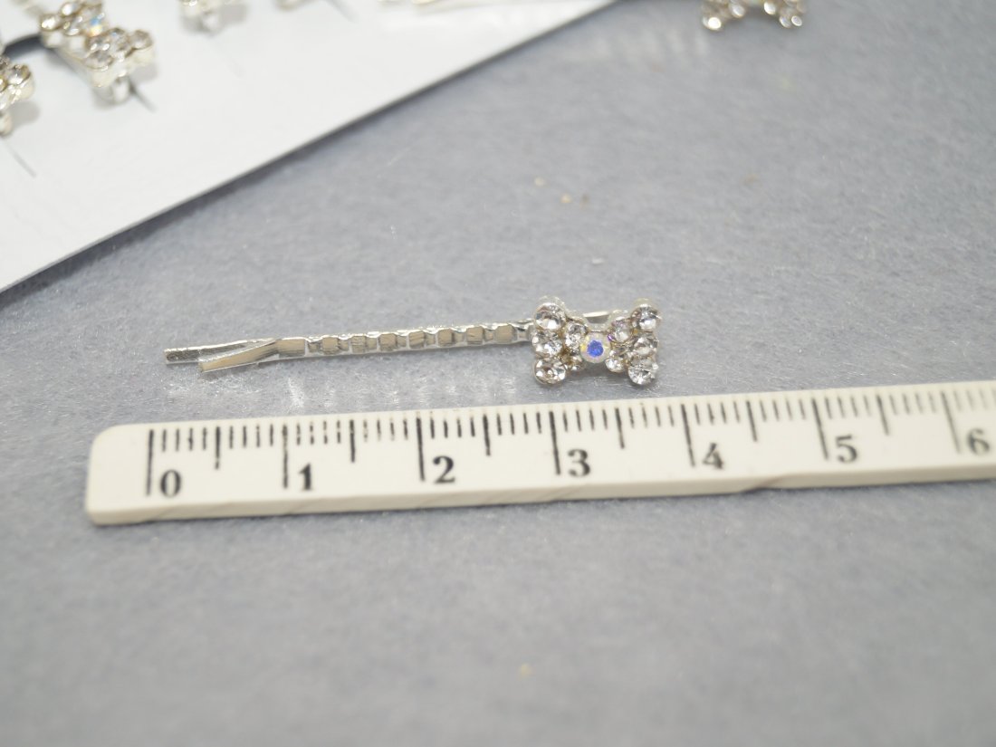 Невидимки для волосся. 4 см. - Кристалік