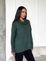 Туніка з люрексовим напиленням 230222-3 Зелений