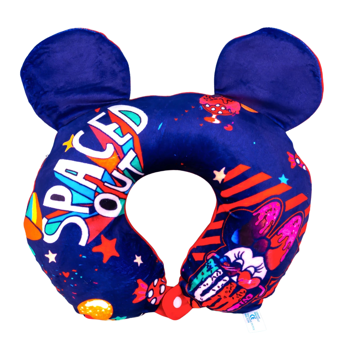 Підголовник із ефектом пам'яті Міккі синій 28 см