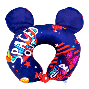 Підголовник із ефектом пам'яті Міккі синій 28 см - Купити