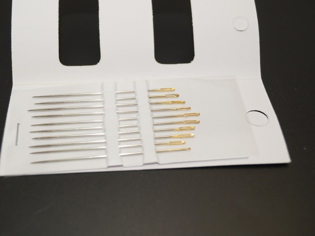 Голки для ручного шиття вручну зі збільшеним вушкам. - Кристалік