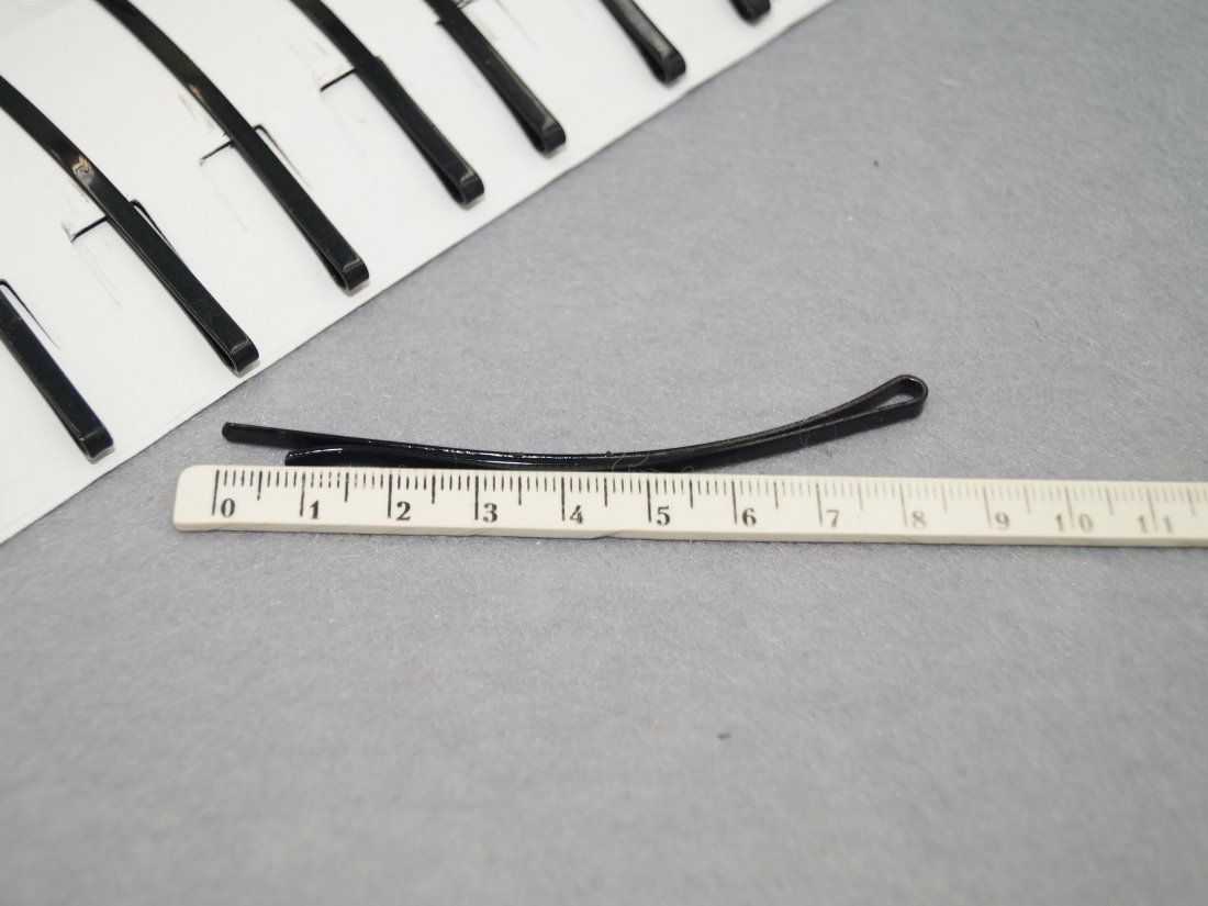 Невидимки для волосся. 8.5 см. - Кристалік