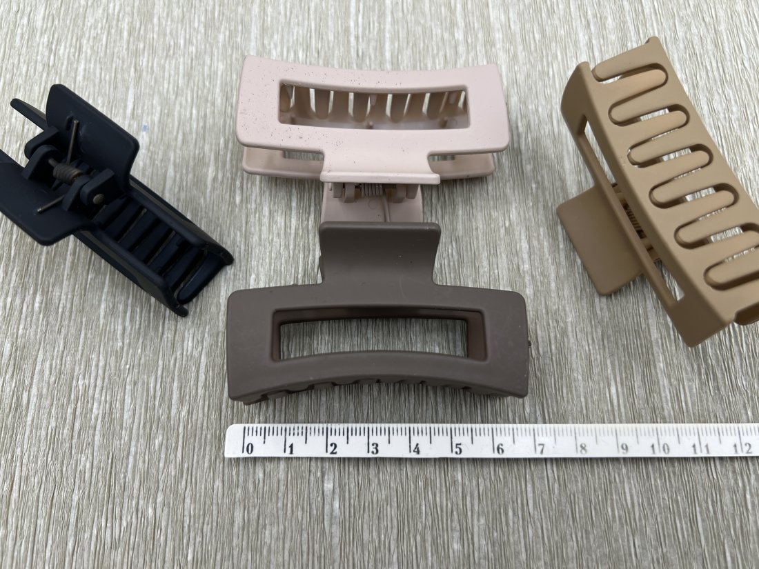 Краб для волосся, 7см - Кристалік