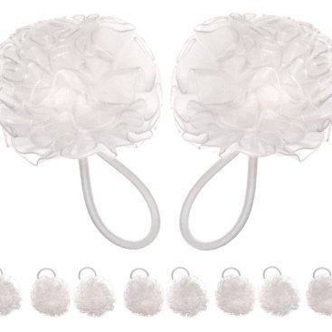 Резинка - бант дитяча біла 6см 1-207354 - Купити