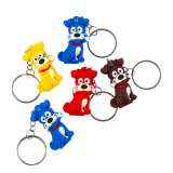 Брелоки гумові собачки з кісточкою 10 см