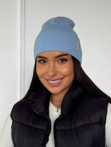 Універсальна шапка з відворотом INNOE 950251-1 Блакитний - Купити