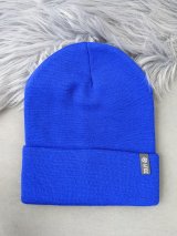 Яскрава модна шапка в'язана універсальна INNOE 950118-1 Лазур