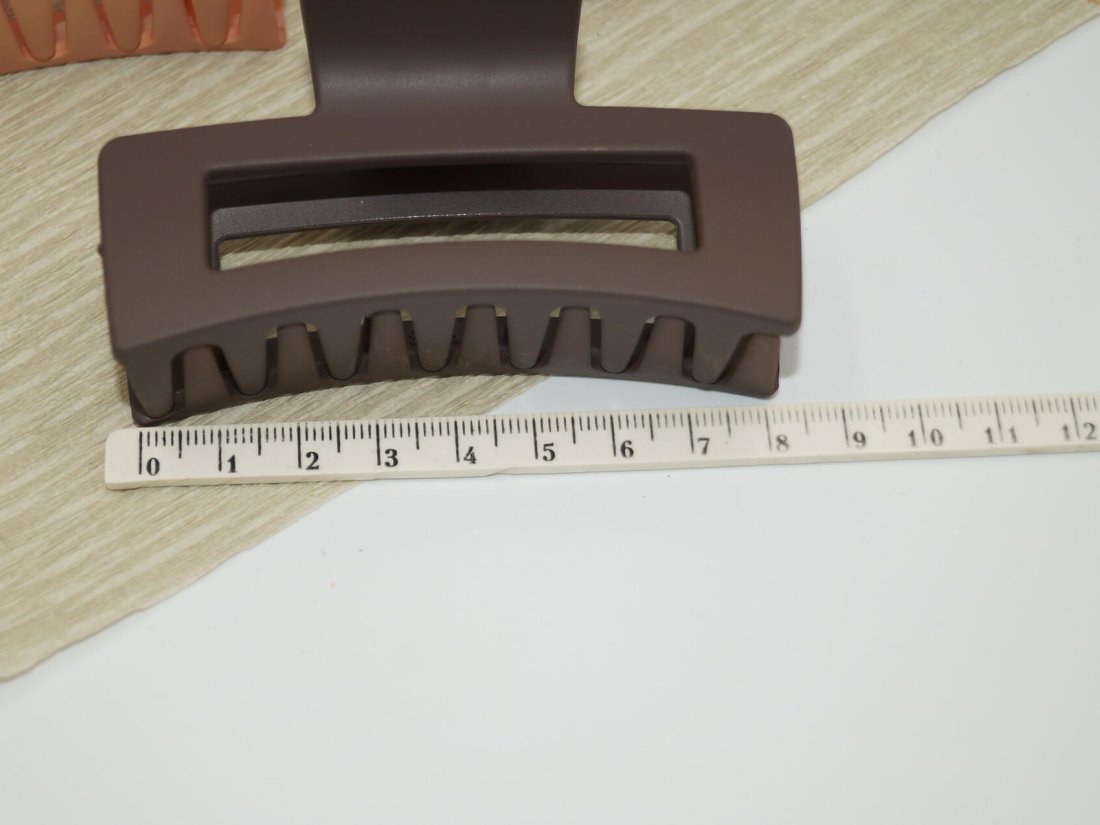 Краби для волосся, матові 8 см. - Кристалік