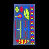 Неонові татуювання Кольоровий Мікс 21 см